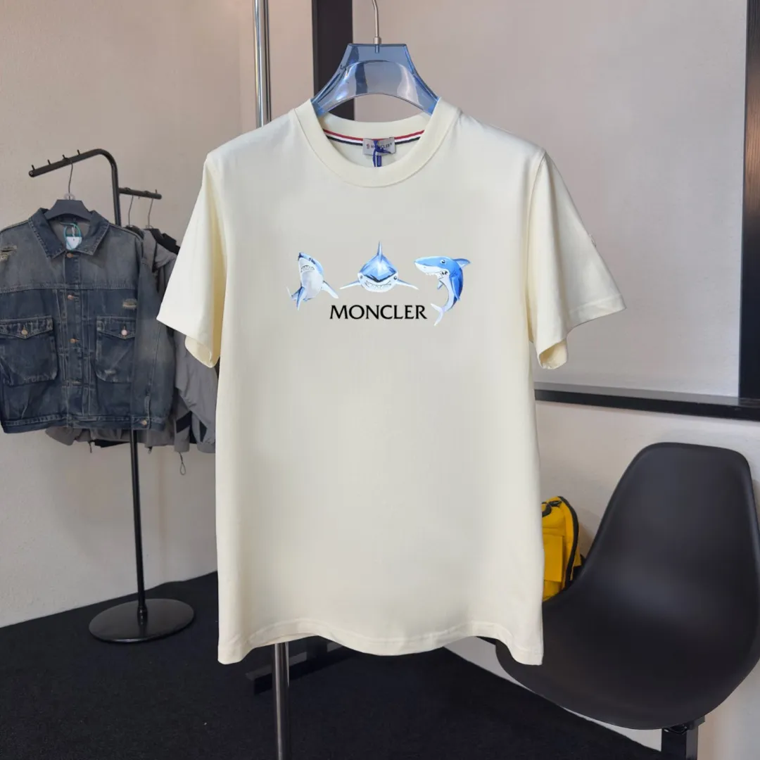P80💰《Moncler~ 》2026New Arrival Quality T , Versatile Quality ！ ‼ 32 250G ‼ ， ， ， ， T 🤪 Sizes：S-M-L-XL-2XL ：Black，White， Same Style